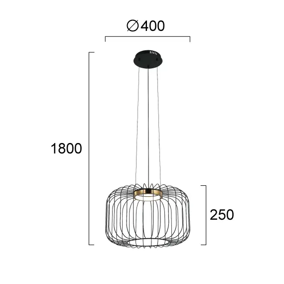 LED Полилей IGOR 4303700 Viokef 9W 3000K | Osvetlenieto.bg