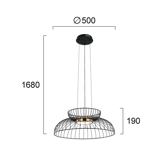 LED Полилей IGOR 4303800 Viokef 9W 3000K | Osvetlenieto.bg