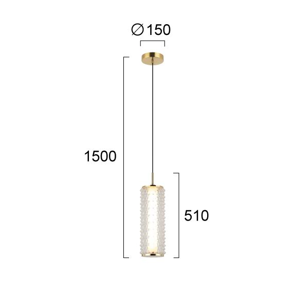 LED Полилей IRMA 4294700 Viokef 18W 3000K | Osvetlenieto.bg