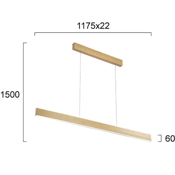 LED Полилей LEE 4303300 Viokef 52W 3000K | Osvetlenieto.bg
