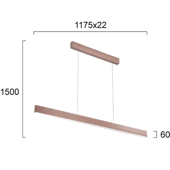 LED Полилей LEE 4303301 Viokef 52W 3000K | Osvetlenieto.bg