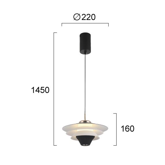 LED Полилей MANLEY 4308600 Viokef 5W 3000K | Osvetlenieto.bg