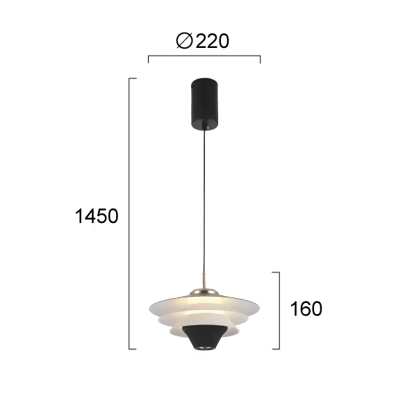 LED Полилей MANLEY 4308600 Viokef 5W 3000K | Osvetlenieto.bg