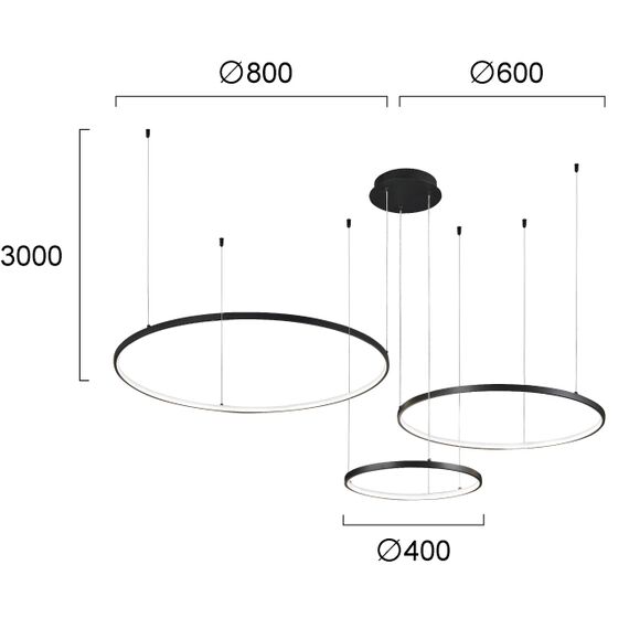 LED Полилей MAXIMOS 4301100 Viokef 70W 3000K-6000K | Osvetlenieto.bg