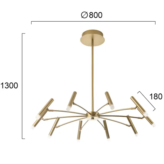 LED Полилей SECRET 4309001 Viokef 50W 3000K | Osvetlenieto.bg