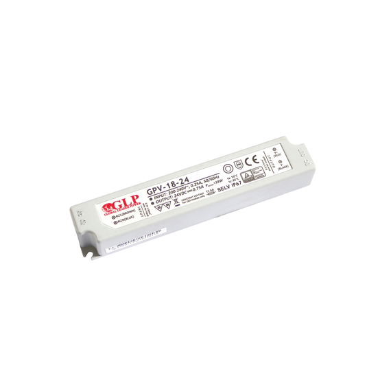 LED захранване 18W 24V GLP IP67 GPV-18-24 | Osvetlenieto.bg