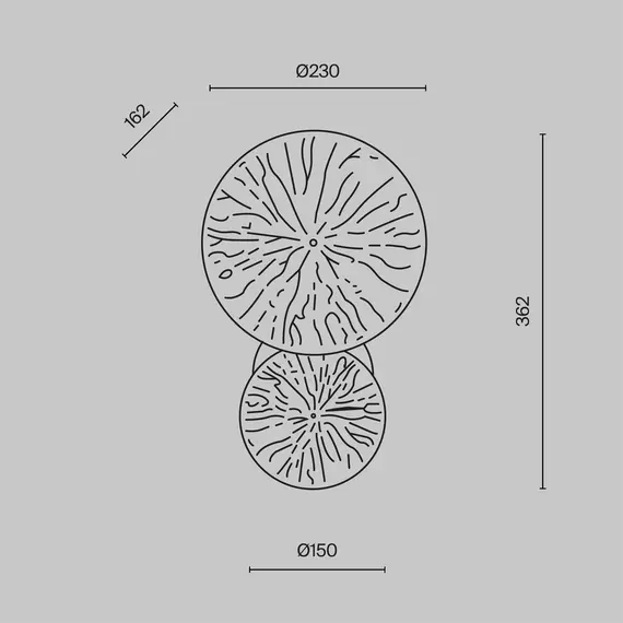 Аплик Lovetann MOD082WL-01G Maytoni 1xE14 | Osvetlenieto.bg