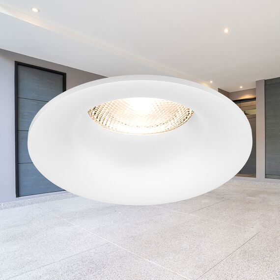 Бяла кръгла луна вграждане TETRA | Osvetlenieto.bg