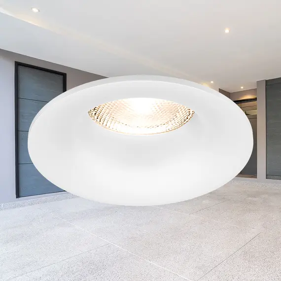 Бяла кръгла луна вграждане TETRA | Osvetlenieto.bg