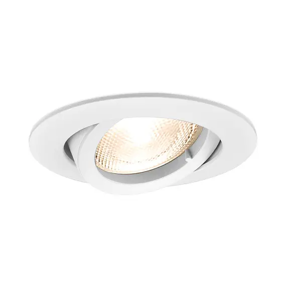 Бяла кръгла луна за вграждане MITTO | Osvetlenieto.bg