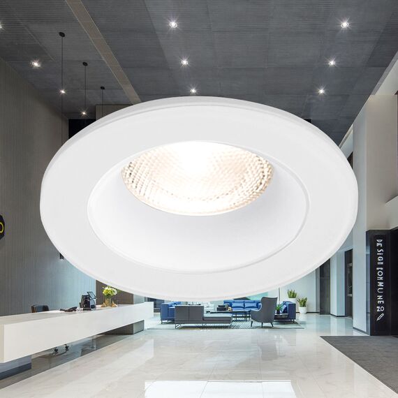 Бяла луна за баня за вграждане TETRA IP54 | Osvetlenieto.bg