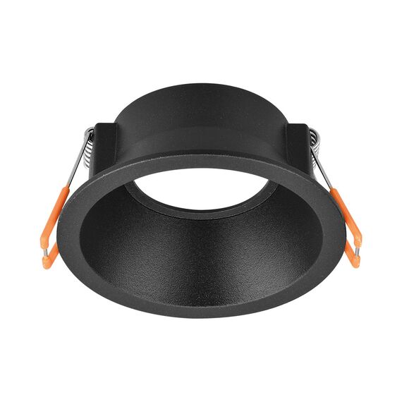 Черна кръгла луна вграждане TETRA-CF | Osvetlenieto.bg