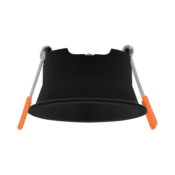 Черна кръгла луна вграждане TETRA-CF | Osvetlenieto.bg