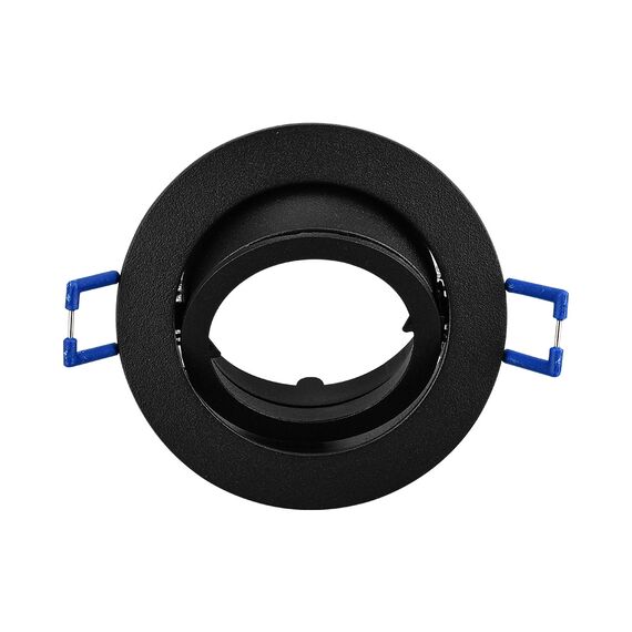 Черна кръгла луна за вграждане MITTO | Osvetlenieto.bg