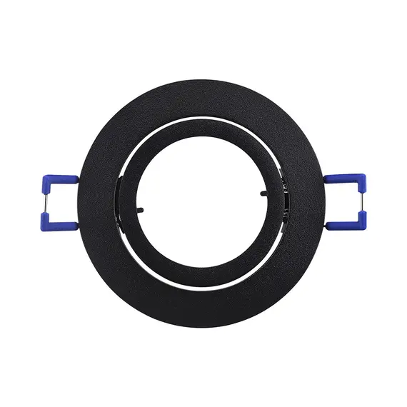 Черна кръгла луна за вграждане MITTO | Osvetlenieto.bg