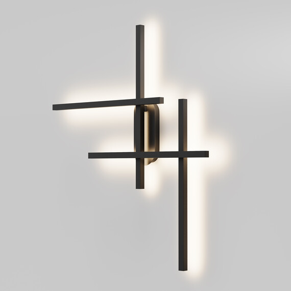 LED Аплик Halo MOD248WL-L24BK Maytoni 24W 3000K-4000K | Osvetlenieto.bg