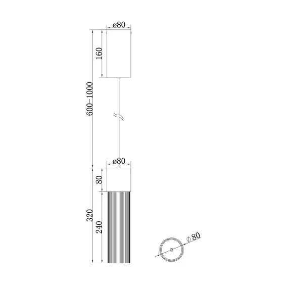 LED Пендел Imaginary MOD190PL-L5G3K Maytoni 5W 3000K | Osvetlenieto.bg