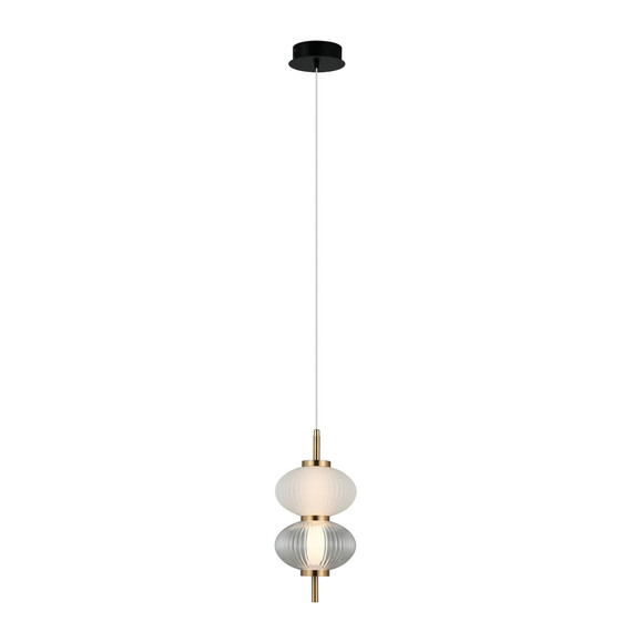 LED Пендел Testa PND-84938-2V-BK Italux 8W 3000K | Osvetlenieto.bg