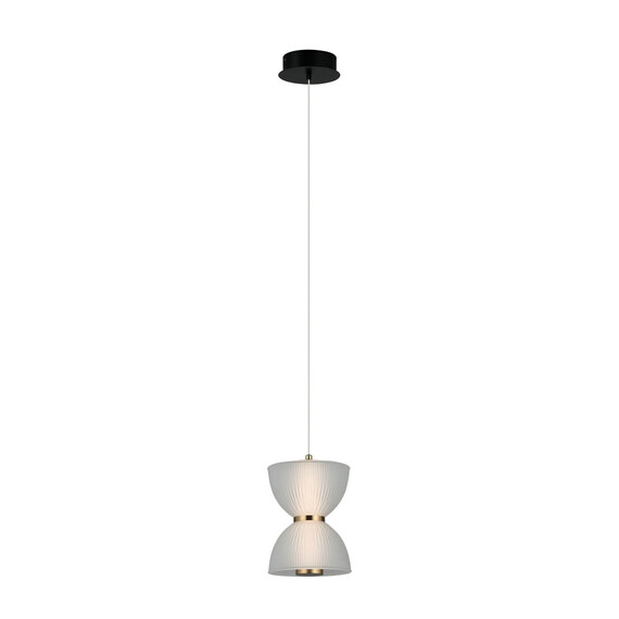 LED Пендел Tica PND-83949-1-BK Italux 8W 3000K | Osvetlenieto.bg