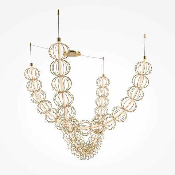 LED Полилей Golden Cage MOD216PL-L55G3K Maytoni 107W 3000K | Osvetlenieto.bg