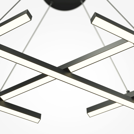 LED Полилей Halo MOD244PL-L50BK Maytoni 40W 3000K-4000K | Osvetlenieto.bg