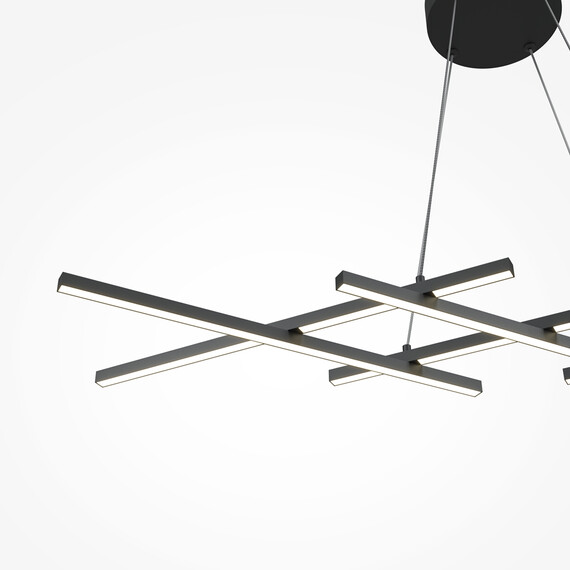 LED Полилей Halo MOD244PL-L50BK Maytoni 40W 3000K-4000K | Osvetlenieto.bg