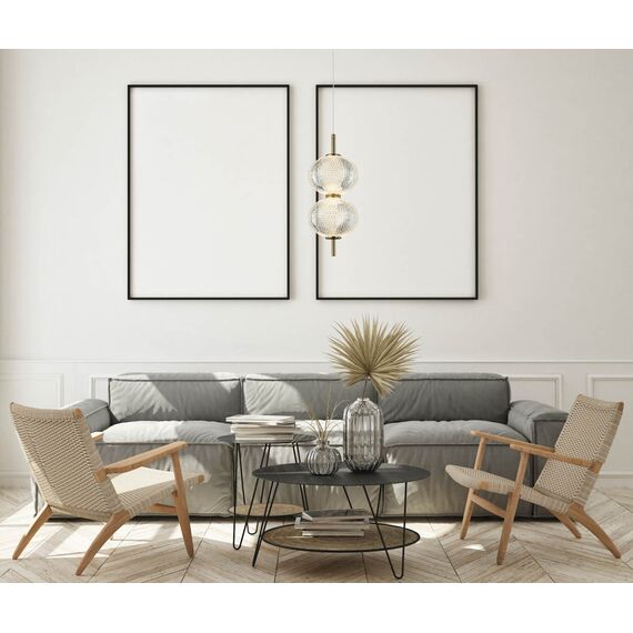 LED Полилей Lazie PND-29038-2-GD Italux 10W 3000K | Osvetlenieto.bg