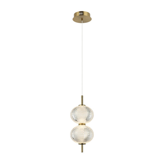 LED Полилей Lazie PND-29038-2-GD Italux 10W 3000K | Osvetlenieto.bg