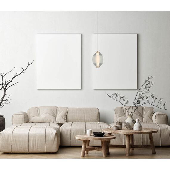 LED Полилей Rinot PND-45372-1-WH-CL Italux 8W 3000K | Osvetlenieto.bg