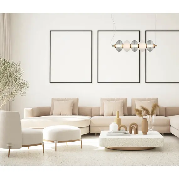 LED Полилей Testa PND-84938-4-BK Italux 19W 3000K | Osvetlenieto.bg