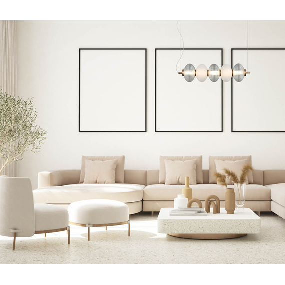 LED Полилей Testa PND-84938-4-BK Italux 19W 3000K | Osvetlenieto.bg