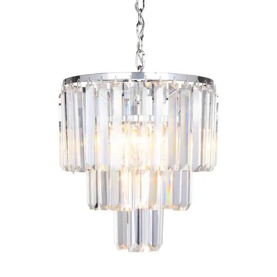 Полилей Zuma Line 17106/3+1-CHR AMEDEO 4xE14 | Osvetlenieto.bg