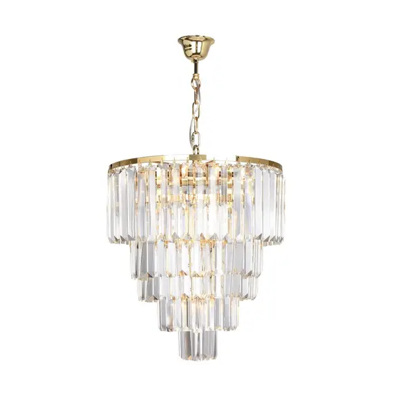 Полилей Zuma Line 17106/6+3+1-GD+CL AMEDEO 10xE14 | Osvetlenieto.bg