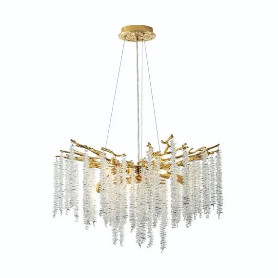 Полилей Zuma Line MD3720-1-EGN DIJON 8xG9 | Osvetlenieto.bg