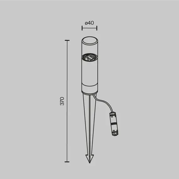 Градинска лампа Glide O437FL-01GF Maytoni 1xG9 IP54 | Osvetlenieto.bg
