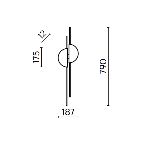 LED Аплик Skyline MOD179WL-L22BS4K1 Maytoni 23W 4000K | Osvetlenieto.bg LED Аплик Skyline MOD179WL-L22BS4K1 Maytoni 23W 4000K | Osvetlenieto.bg
