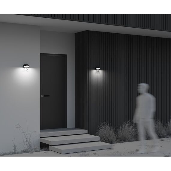 LED Фасаден аплик Gloss O447WL-L7GF3K Maytoni 7W 3000K IP65 | Osvetlenieto.bg