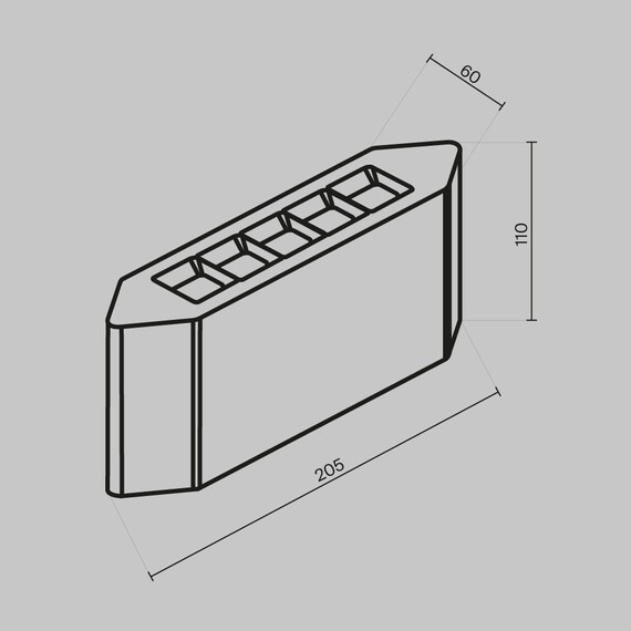 LED Фасаден аплик Pull O412WL-L5GF3K Maytoni 5W 3000K IP54 | Osvetlenieto.bg