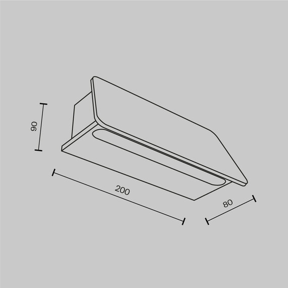 LED Фасаден аплик Trupp O429WL-L6GF3K Maytoni 6W 3000K IP54 | Osvetlenieto.bg