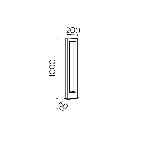 LED Градински стълб Bonn O425FL-L10GF Maytoni 10W 3000K IP65 | Osvetlenieto.bg