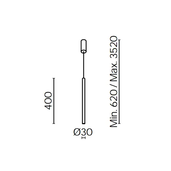 LED Пендел Pro Base MOD159PL-L6B4K2 Maytoni 6W 4000K | Osvetlenieto.bg