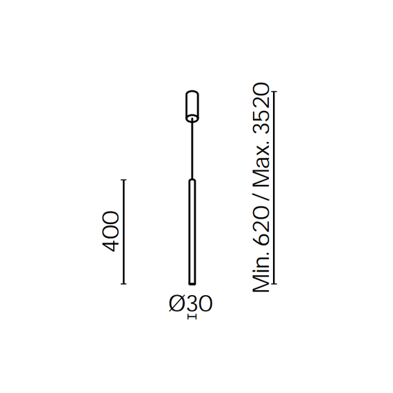 LED Пендел Pro Base MOD159PL-L6G4K2 Maytoni 6W 4000K | Osvetlenieto.bg