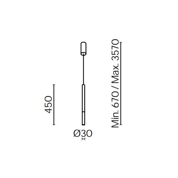 LED Пендел Pro Shade MOD157PL-L6W4K1 Maytoni 6W 4000K | Osvetlenieto.bg