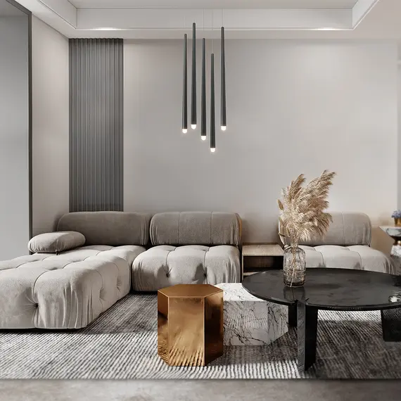 LED Полилей Cascade MOD132PL-L30BK 31W 3000K-4000K | Osvetlenieto.bg