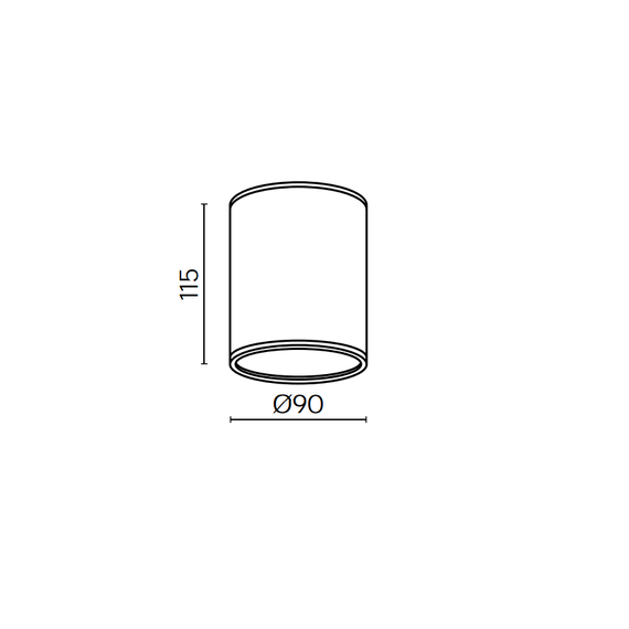 LED Външна лампа Bar O306CL-L7GF Maytoni 7W 3000K IP65 | Osvetlenieto.bg