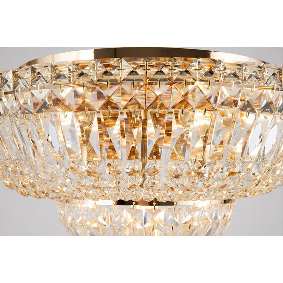 Кристален плафон Basfor Maytoni DIA100-CL-12-G 12xE14 | Osvetlenieto.bg