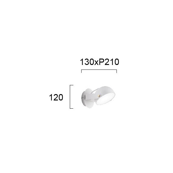 LED Аплик HEMI 4205800 Viokef 6W 3000K | Osvetlenieto.bg
