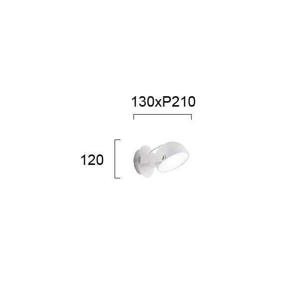 LED Аплик HEMI 4205800 Viokef 6W 3000K | Osvetlenieto.bg