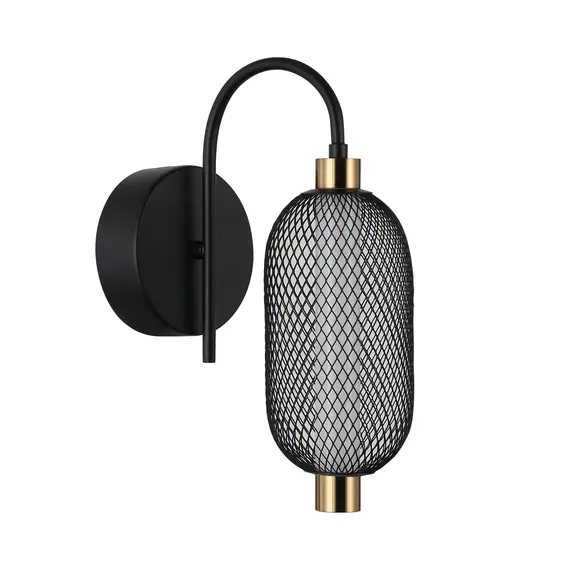 LED Аплик Marco WL-84283-1-BK Italux 6W 3000K | Osvetlenieto.bg