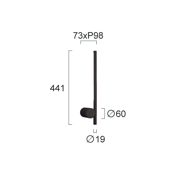 LED Аплик NOVITA 4293000 Viokef 6W 3000K | Osvetlenieto.bg
